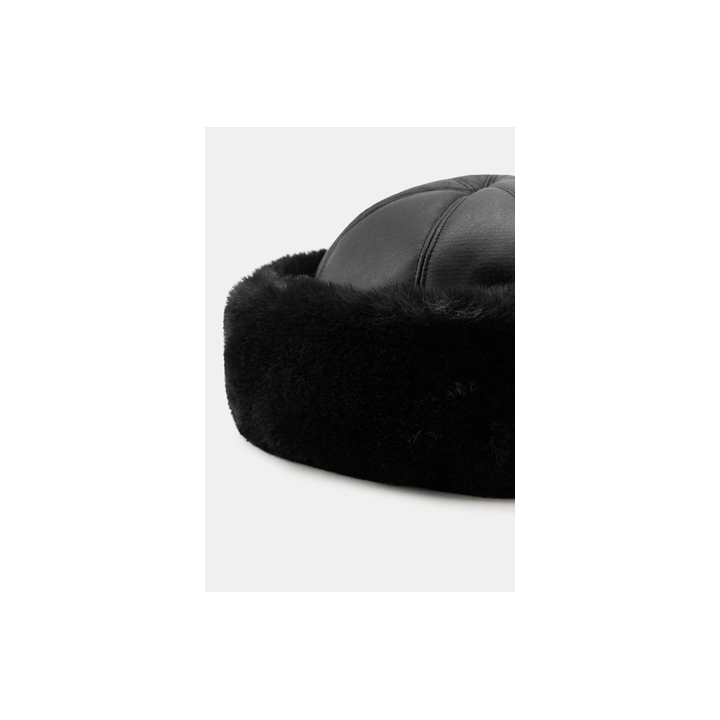 ДВУСТОРОННЯЯ ШАПКА ИЗ ИСКУССТВЕННОГО МЕХА