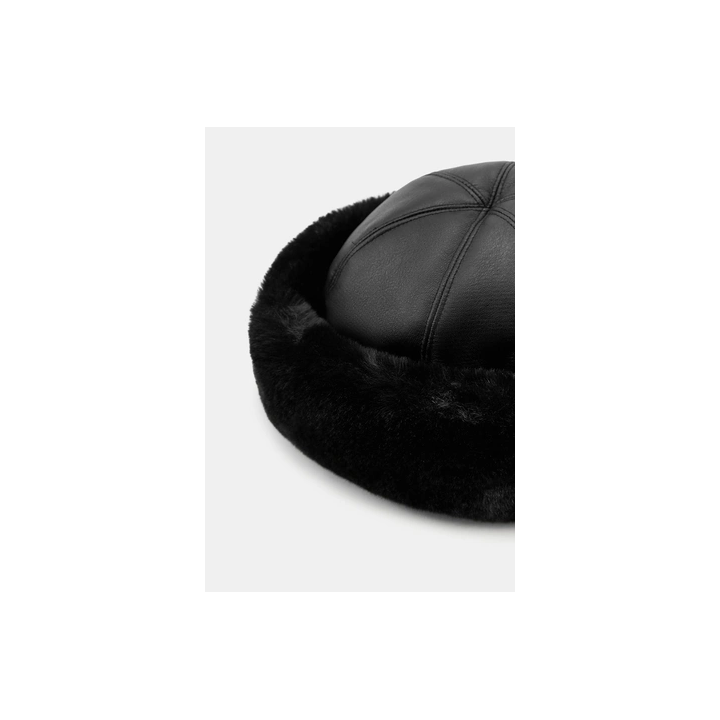 ДВУСТОРОННЯЯ ШАПКА ИЗ ИСКУССТВЕННОГО МЕХА