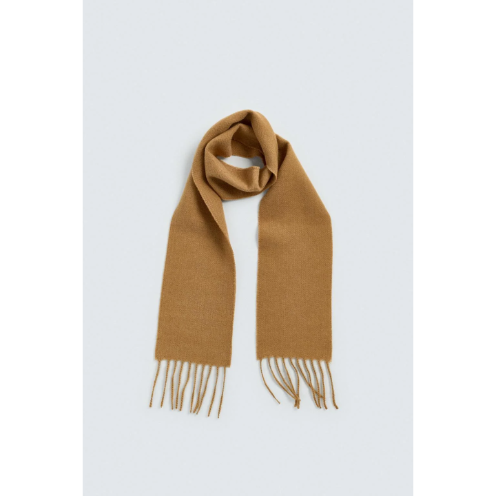 УЗКИЙ ШАРФ С БАХРОМОЙ