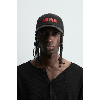 КЕПКА ИЗ СТИРАНОГО ХЛОПКА С ПРИНТОМ