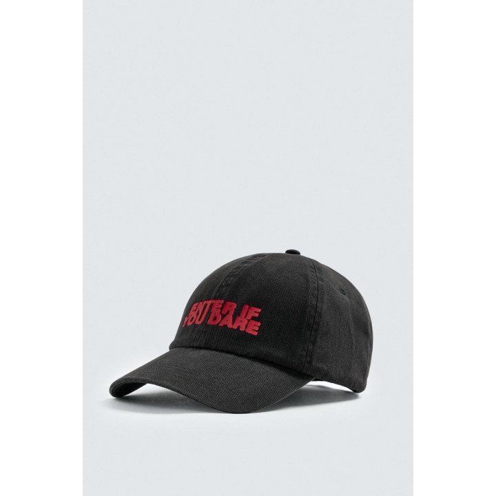 КЕПКА ИЗ СТИРАНОГО ХЛОПКА С ПРИНТОМ