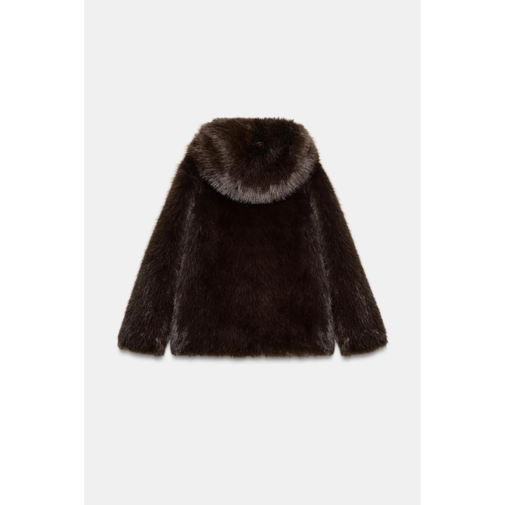 КОРОТКОЕ ПАЛЬТО ИЗ ИСКУССТВЕННОГО МЕХА — ZW COLLECTION