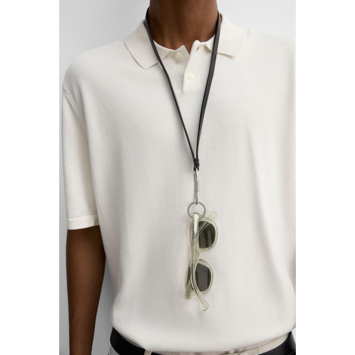 КОЖАНЫЙ БРЕЛОК С ПОДВЕСКОЙ