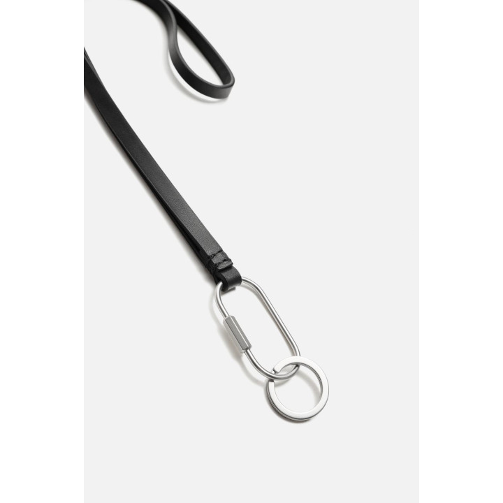 КОЖАНЫЙ БРЕЛОК С ПОДВЕСКОЙ