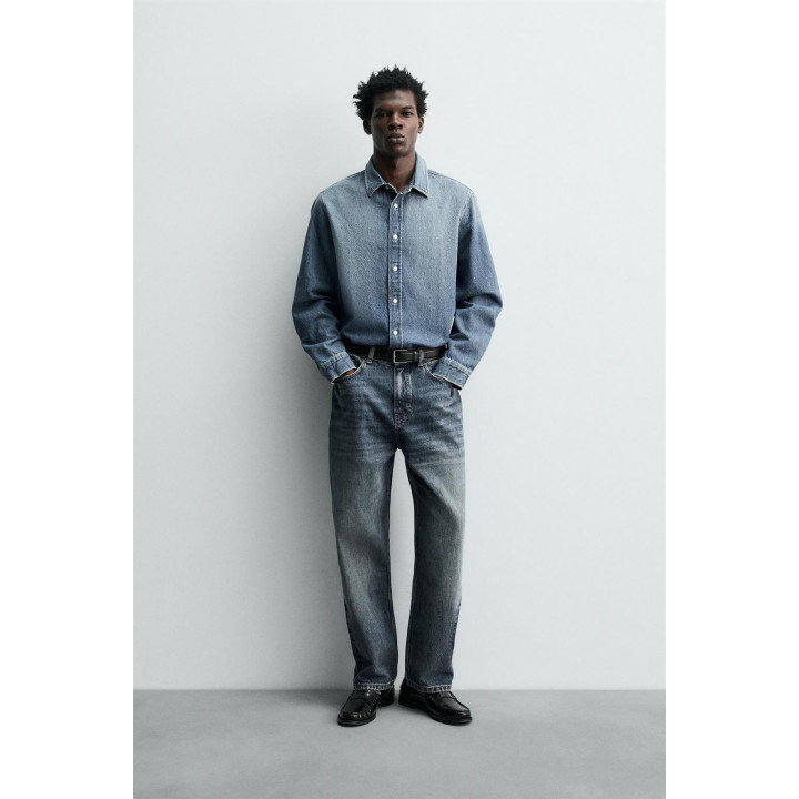 ДЖИНСЫ STRAIGHT ДЛИНОЙ ДО ЩИКОЛОТКИ