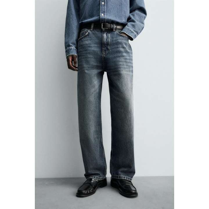 ДЖИНСЫ STRAIGHT ДЛИНОЙ ДО ЩИКОЛОТКИ