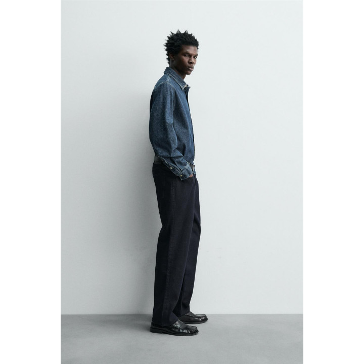 ДЖИНСЫ STRAIGHT FIT ХЛОПОК — ШЕРСТЬ