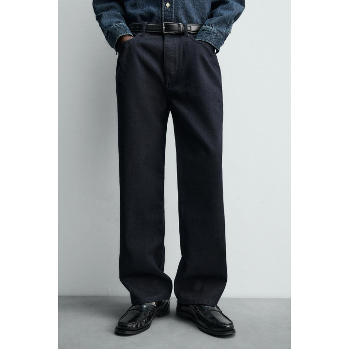 ДЖИНСЫ STRAIGHT FIT ХЛОПОК — ШЕРСТЬ