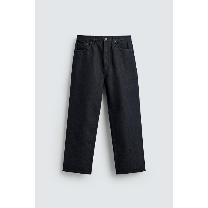 ДЖИНСЫ STRAIGHT FIT ХЛОПОК — ШЕРСТЬ