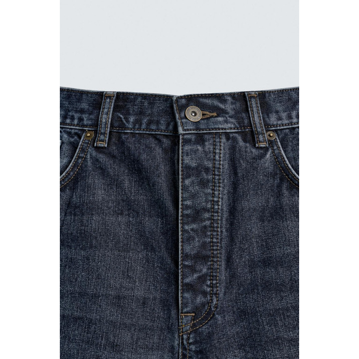 ДЖИНСЫ STRAIGHT FIT ИЗ ХЛОПКА И ШЕРСТИ