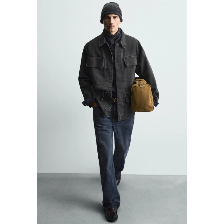 КУРТКА RELAXED FIT С КАРМАНАМИ