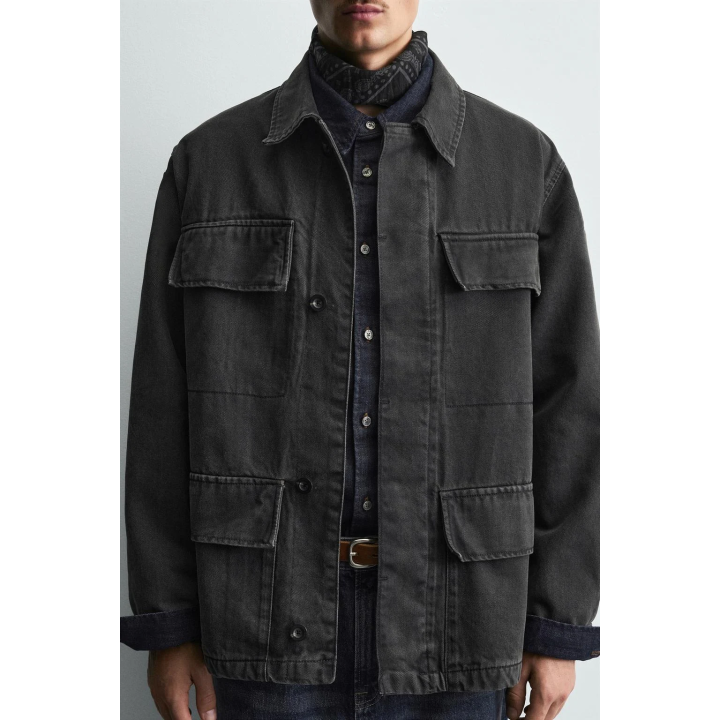 КУРТКА RELAXED FIT С КАРМАНАМИ