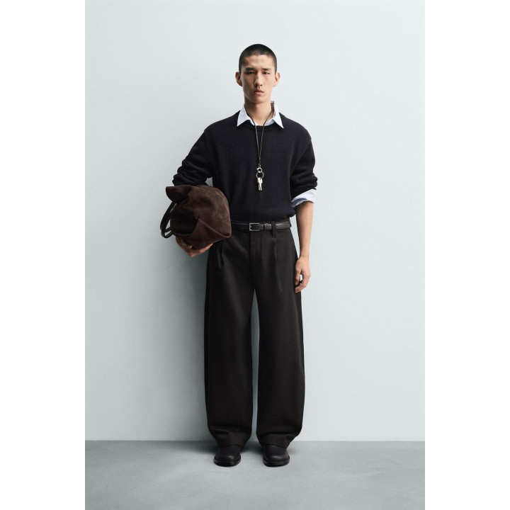 ДЖИНСЫ BALLOON FIT С ЗАЩИПАМИ