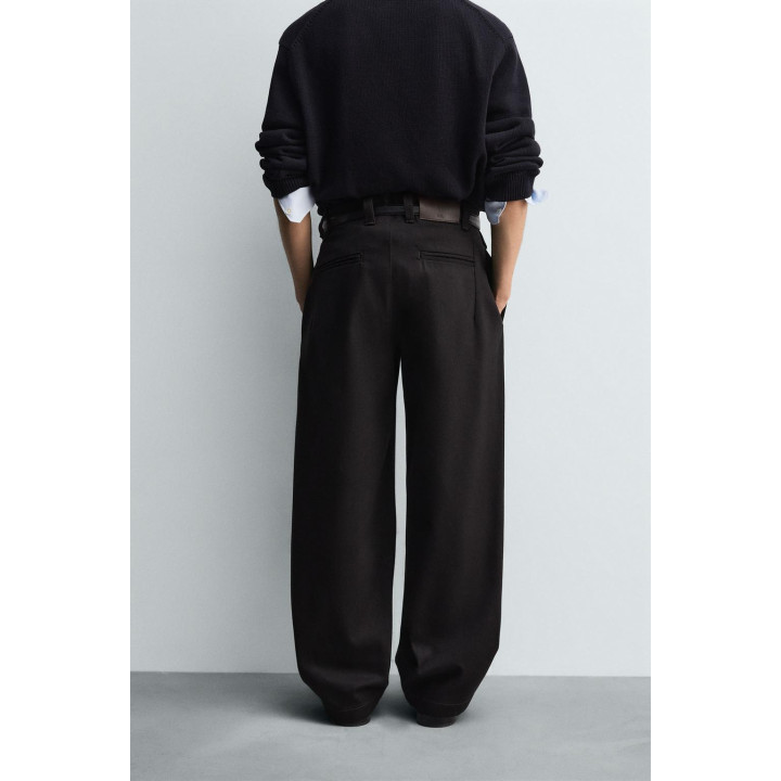 ДЖИНСЫ BALLOON FIT С ЗАЩИПАМИ