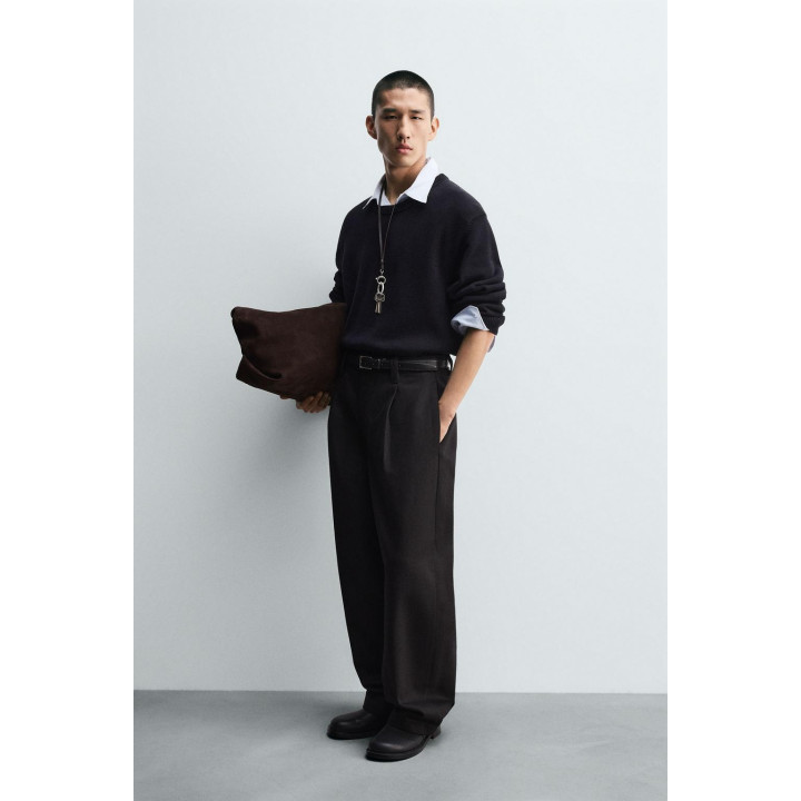 ДЖИНСЫ BALLOON FIT С ЗАЩИПАМИ