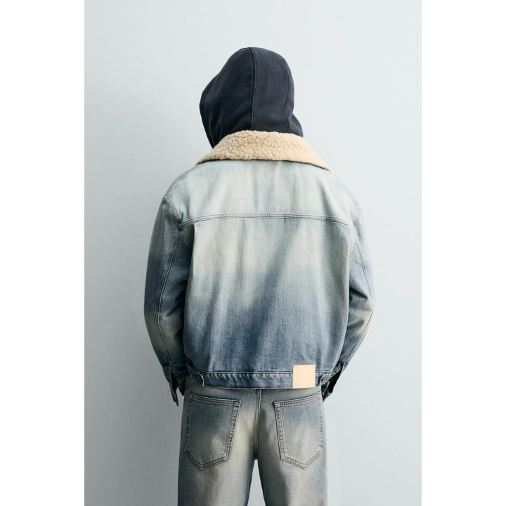 Джинсовая куртка с защипами x sr_a
