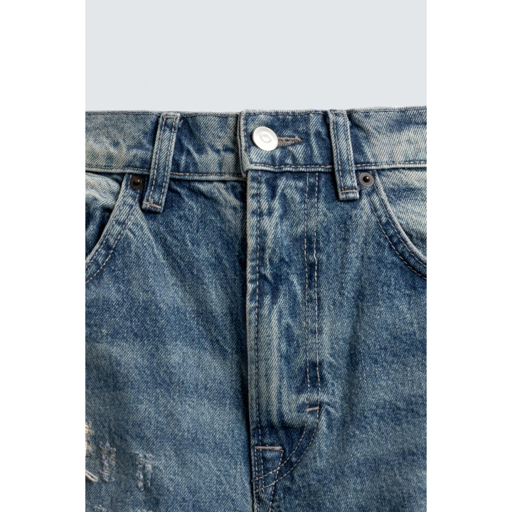 ДЖИНСЫ BALLOON FIT С РАЗРЕЗАМИ