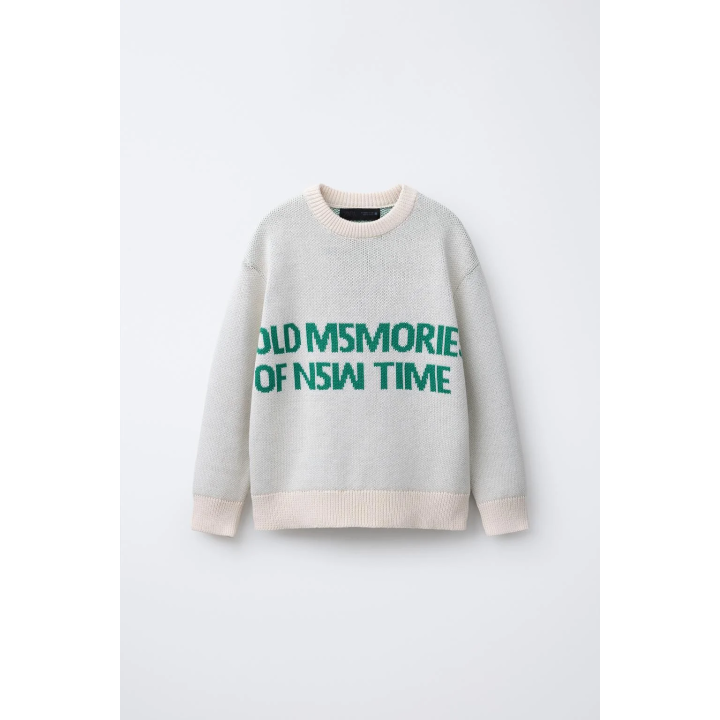 ТРИКОТАЖНЫЙ ДЖЕМПЕР С ВЫШИВКОЙ