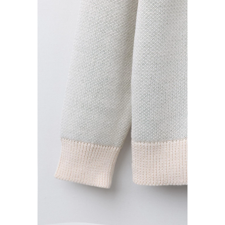 ТРИКОТАЖНЫЙ ДЖЕМПЕР С ВЫШИВКОЙ