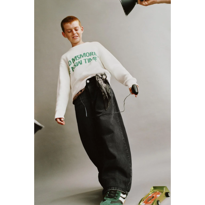 ТРИКОТАЖНЫЙ ДЖЕМПЕР С ВЫШИВКОЙ