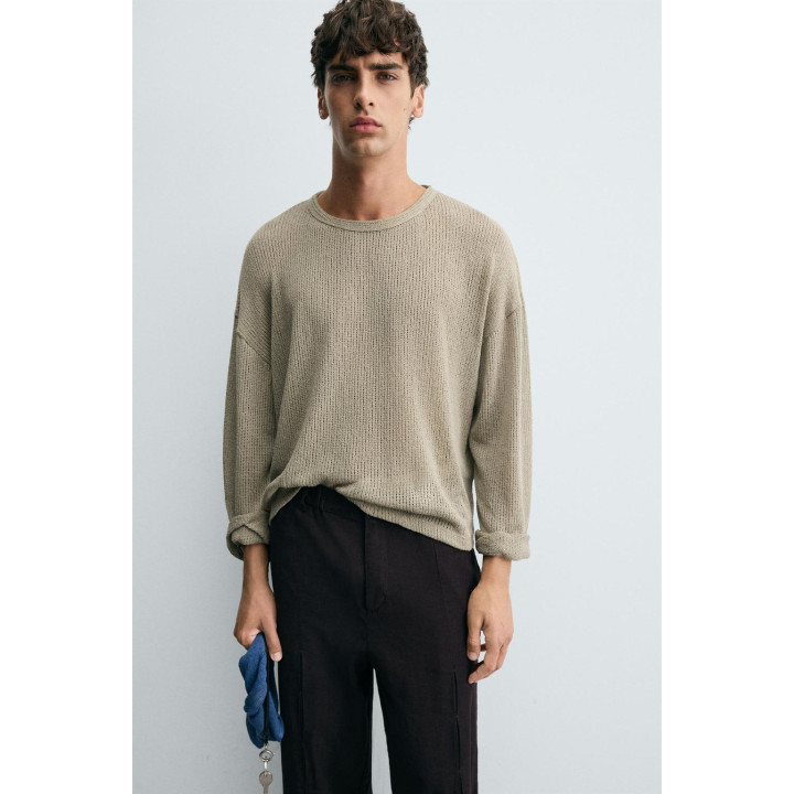 ФУТБОЛКА ИЗ АЖУРНОЙ ТКАНИ