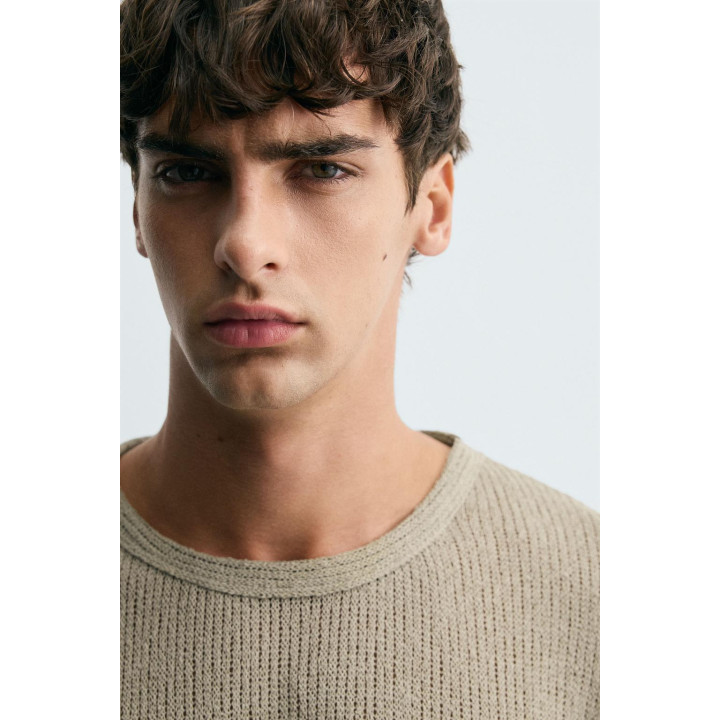 ФУТБОЛКА ИЗ АЖУРНОЙ ТКАНИ