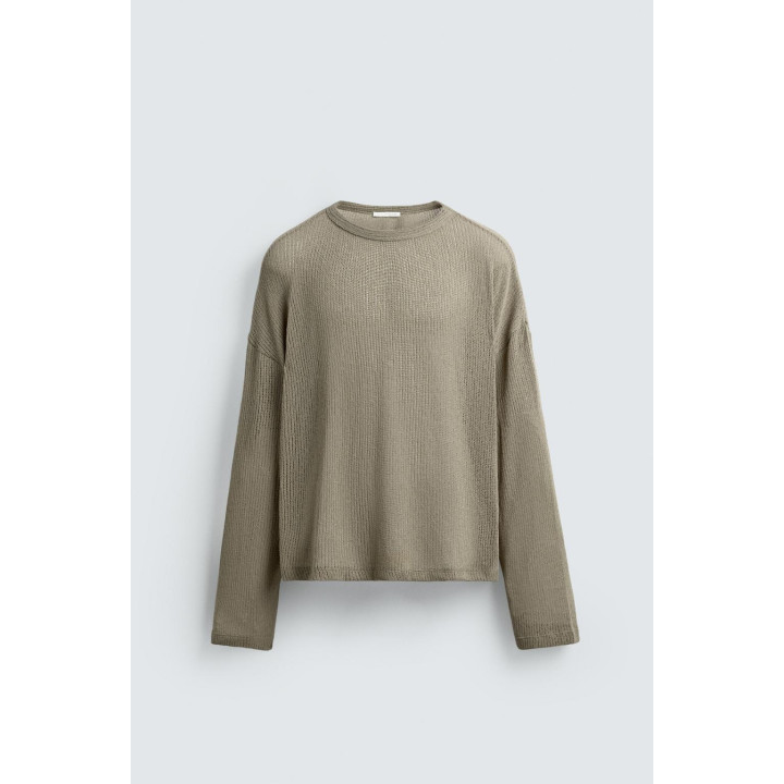 ФУТБОЛКА ИЗ АЖУРНОЙ ТКАНИ