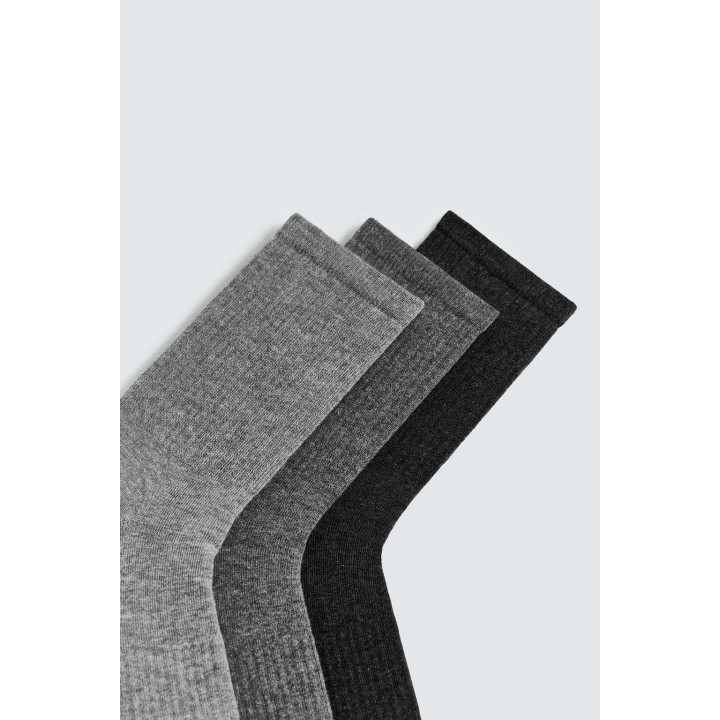 Набор из 3 пар ребристых носков
