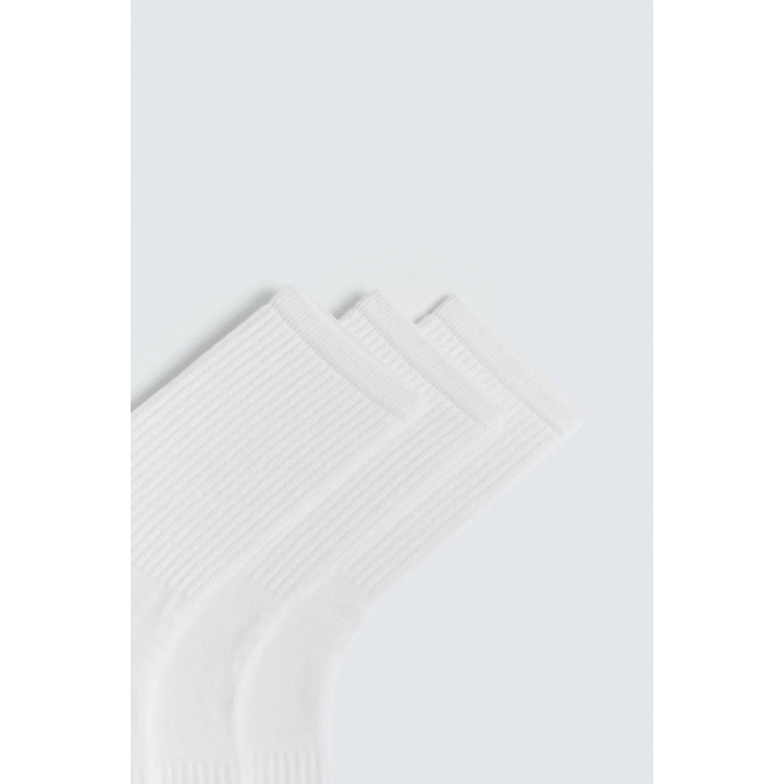 Набор из 3 пар базовых носков с ребристым узором