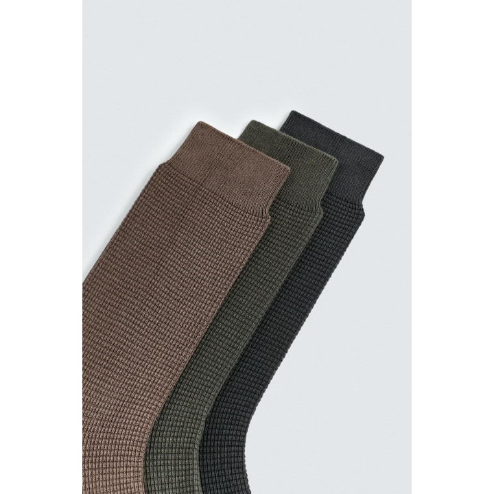 НАБОР ИЗ 3 ПАР НОСКОВ В КЛЕТКУ