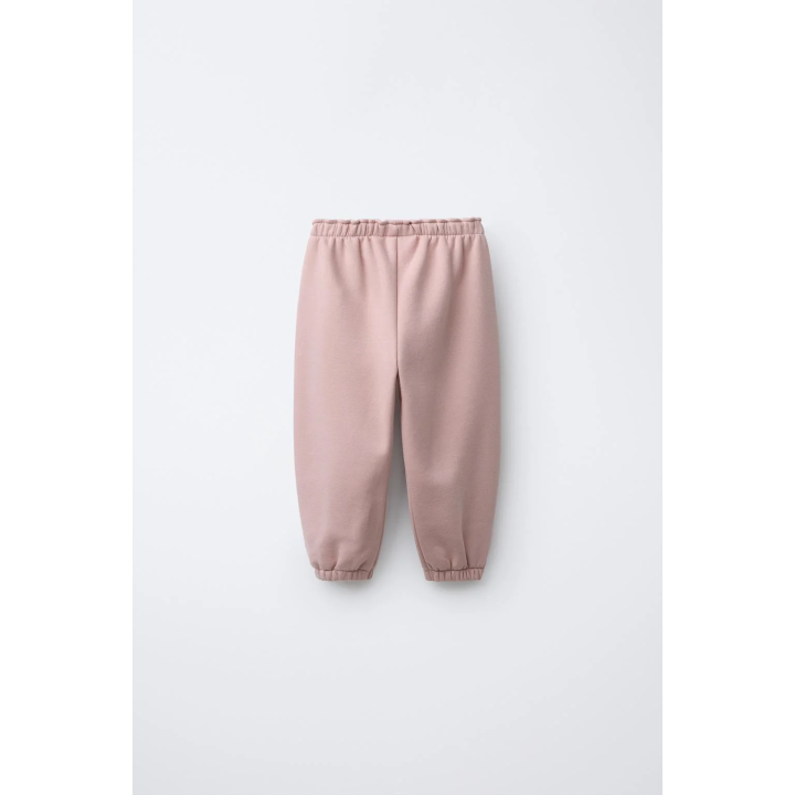 БРЮКИ-ДЖОГГЕРЫ С ЦВЕТОЧНЫМ КРУЖЕВОМ