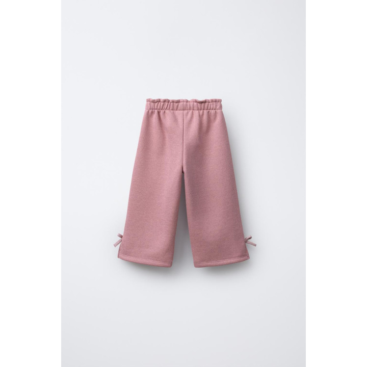 БРЮКИ ФЛИСОВЫЕ С БЛЕСТЯЩИМИ БАНТАМИ