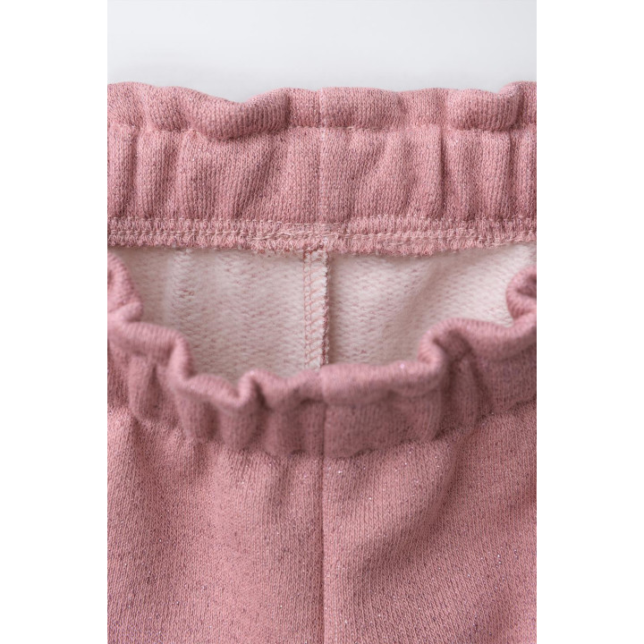 БРЮКИ ФЛИСОВЫЕ С БЛЕСТЯЩИМИ БАНТАМИ