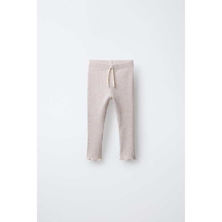 Леггинсы мягкого ворса с ребристым узором