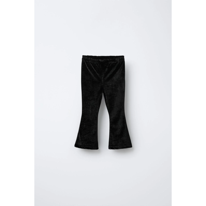 Брюки из вельвета с расклешенными штанинами