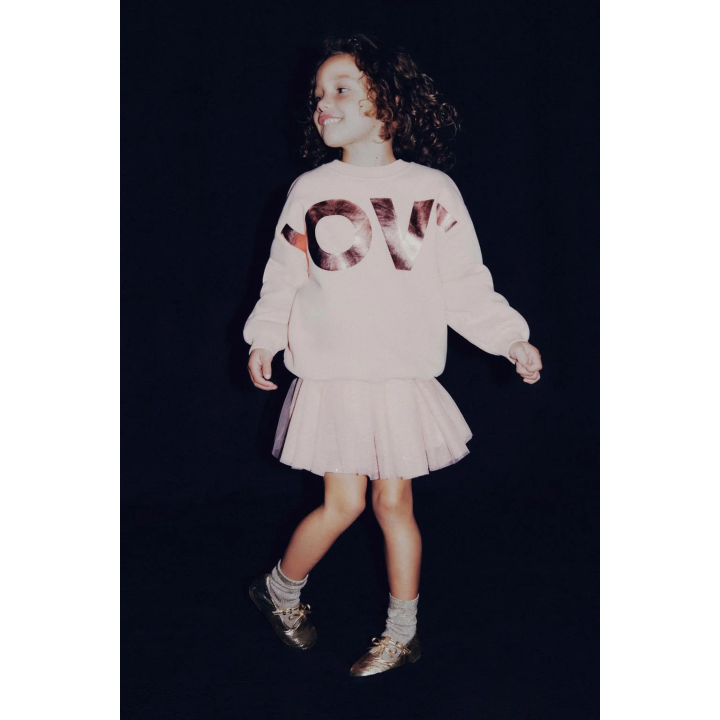 ЮБКА ИЗ ТЮЛЯ С БЛЁСТКАМИ И БАНТОМ