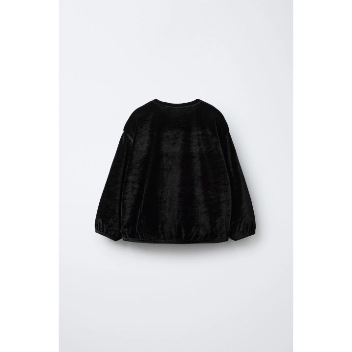 БАРХАТНАЯ ФУТБОЛКА С БАНТАМИ