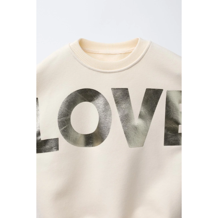 ТОЛСТОВКА С БЛЕСТЯЩЕЙ НАДПИСЬЮ