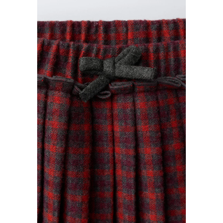 ЮБКА-ШОРТЫ ПЛИССЕ В КЛЕТКУ