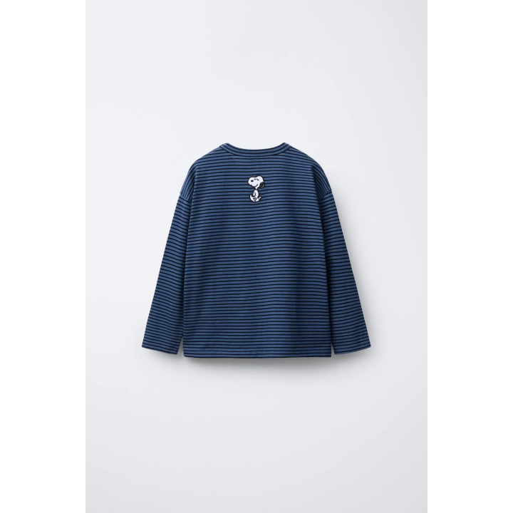 ФУТБОЛКА В ПОЛОСКУ С ВЫШИВКОЙ SNOOPY PEANUTS™