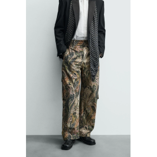 Брюки limited edition paisley barrel fit cargo