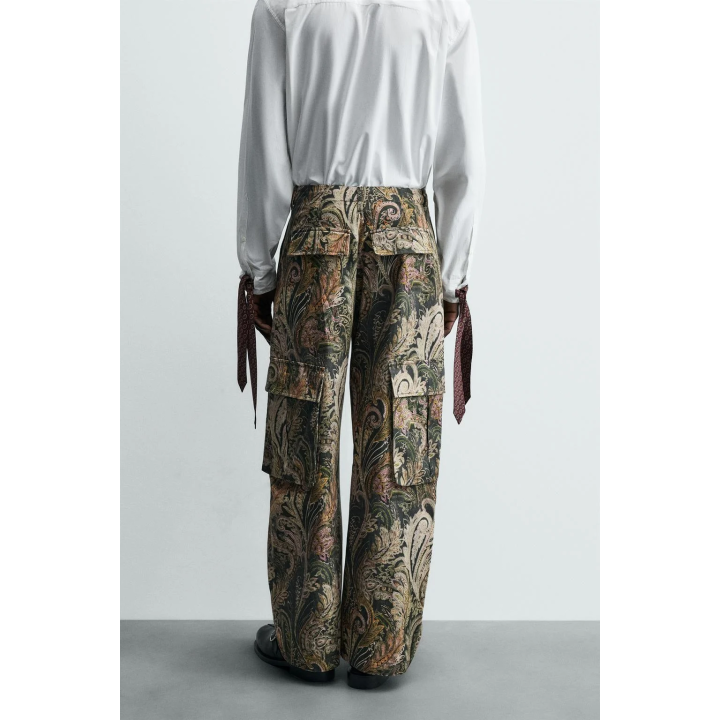 Брюки limited edition paisley barrel fit cargo