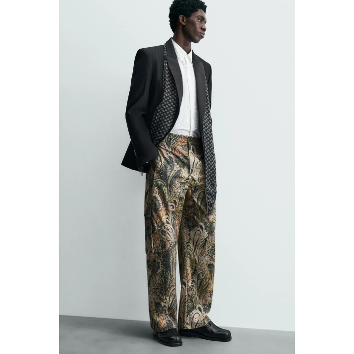 Брюки limited edition paisley barrel fit cargo