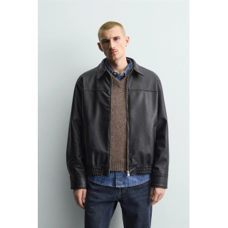 БОМБЕР ИЗ ИСКУССТВЕННОЙ КОЖИ