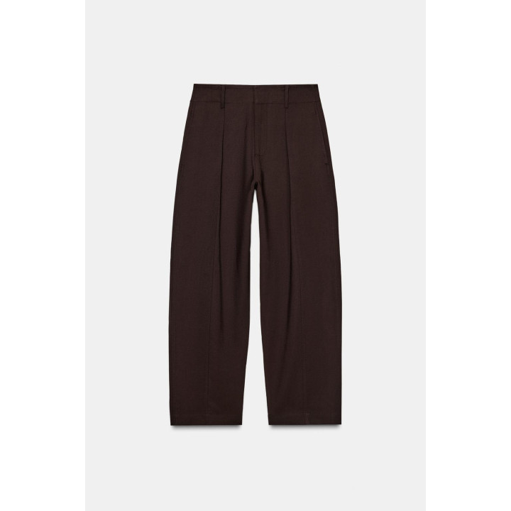 БРЮКИ CARROT WIDE LEG С ПРЯЖКОЙ — ZW COLLECTION