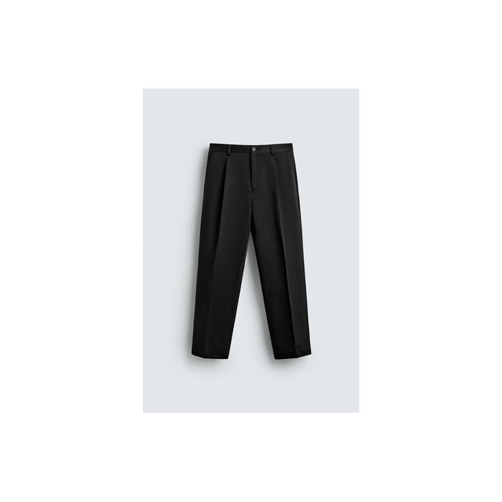 БРЮКИ RELAXED FIT СО СКЛАДКАМИ AARON LEVINE X ZARA