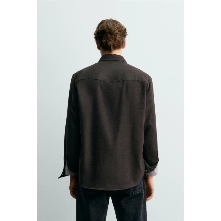 РУБАШКА В СТИЛЕ ВЕСТЕРН ИЗ ШЕРСТИ AARON LEVINE X ZARA