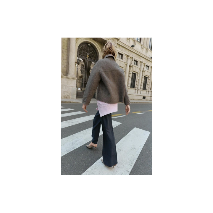 КОРОТКОЕ ПАЛЬТО В ЕЛОЧКУ