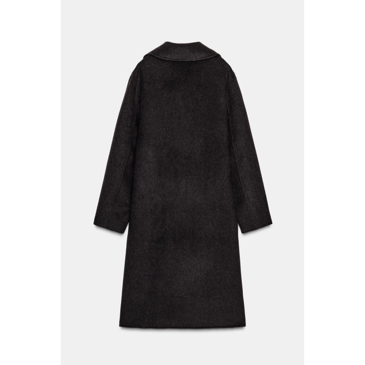 ДЛИННОЕ ДВУБОРТНОЕ ПАЛЬТО ИЗ ШЕРСТИ