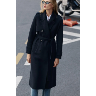 ПАЛЬТО ИЗ ШЕРСТИ С ПОЯСОМ